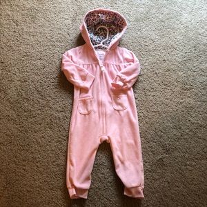 Fleece Zip-up Hooded Outfit